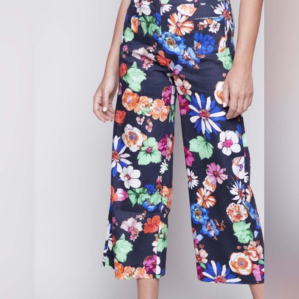 CHARLIE B ❣️Wide leg floral pants - Picture 7 of 10